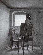 Georg Friedrich Kersting Caspar David Friedrich in Seinem Atelier china oil painting reproduction